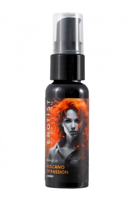 Гель с эффектом вибрации Volcano Of Passion со вкусом вишни - 25 мл. - Erotist Lubricants - купить с доставкой в Норильске