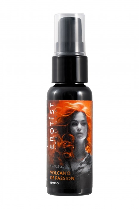 Гель с эффектом вибрации Volcano Of Passion со вкусом манго - 25 мл. - Erotist Lubricants - купить с доставкой в Норильске