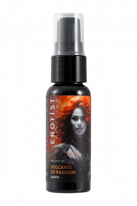 Гель с эффектом вибрации Volcano Of Passion со вкусом винограда - 25 мл. - Erotist Lubricants - купить с доставкой в Норильске