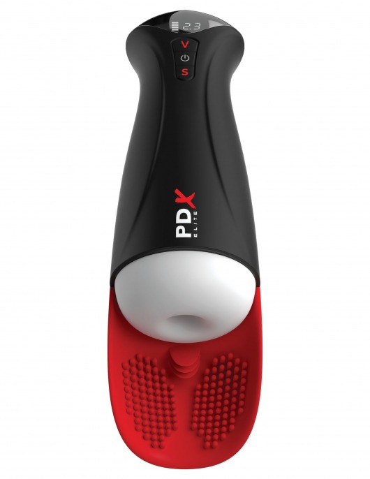 Мастурбатор в колбе с вибрацией Fuck-O-Matic Pro XL - Pipedream - в Норильске купить с доставкой