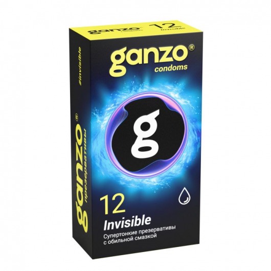 Супертонкие презервативы Ganzo Invisible - 12 шт. - Ganzo - купить с доставкой в Норильске