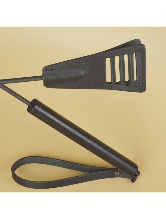 Черный кожаный стек «Сириус» - 60 см. - Sitabella - купить с доставкой в Норильске