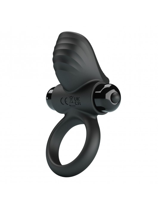Черное эрекционное кольцо с вибрацией Adrien - Baile - в Норильске купить с доставкой