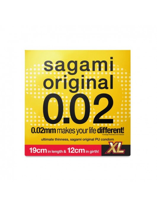 Презерватив увеличенного размера Sagami Original 0.02 XL-size - 1 шт. - Sagami - купить с доставкой в Норильске