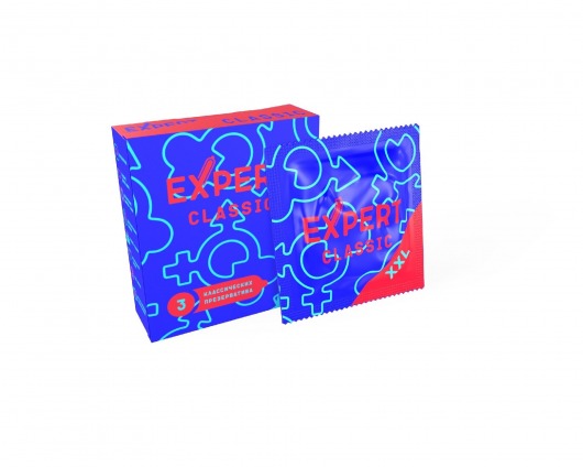 Презервативы увеличенного размера Expert Classic XXL - 3 шт. - Expert - купить с доставкой в Норильске