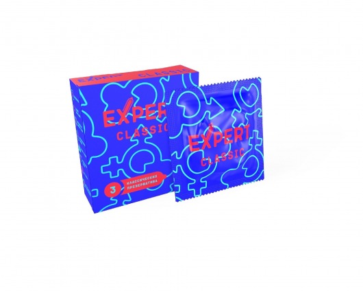 Классические презервативы Expert Classic - 3 шт. - Expert - купить с доставкой в Норильске