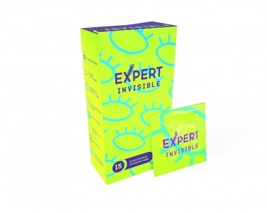 Ультратонкие презервативы Expert Invisible - 15 шт. - Expert - купить с доставкой в Норильске