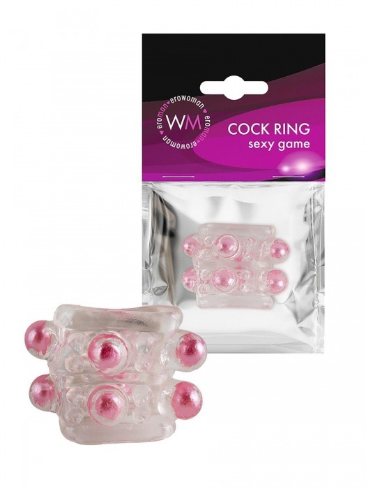 Прозрачная насадка на пенис с цветными шариками - Erowoman-Eroman - в Норильске купить с доставкой