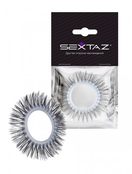 Круглое эрекционное кольцо с длинными «ресничками» - Sextaz - в Норильске купить с доставкой