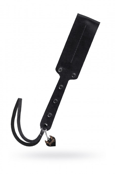 Черный кожаный пэддл - 32 см. - Pecado - купить с доставкой в Норильске