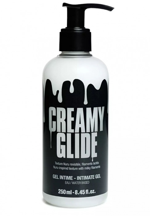 Лубрикант на водной основе Creamy Glide с консистенцией спермы - 250 мл. - Strap-on-me - купить с доставкой в Норильске