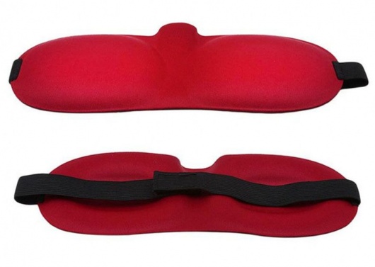 Красная глухая маска на резинке - Sitabella - купить с доставкой в Норильске