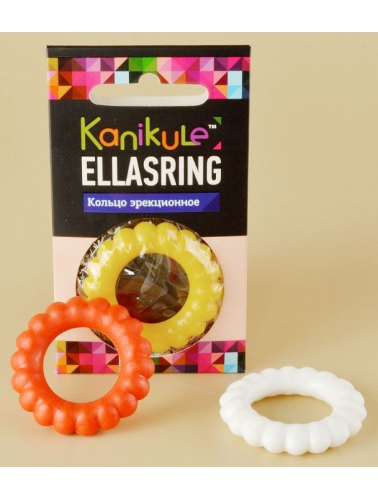 Цветное рельефное эрекционное кольцо Ellasring - Sitabella - в Норильске купить с доставкой