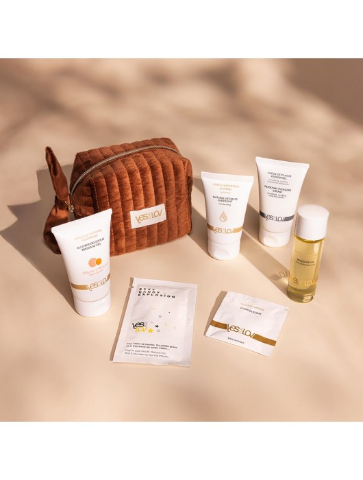 Набор YESforLOV La Trousse Enchantée в коричневой косметичке - YESforLOV - купить с доставкой в Норильске