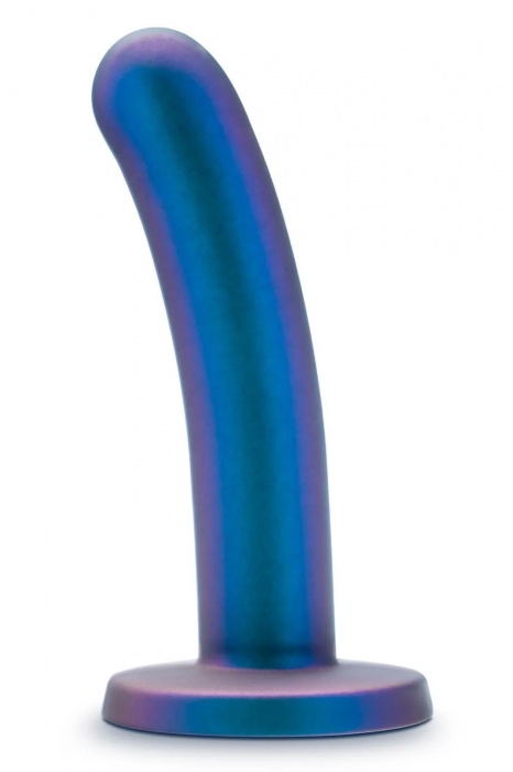 Синяя насадка с гладкой поверхностью Surrender 5.75 Inch Intermediate Pegging Dildo - 14,6 см. - Blush Novelties - купить с доставкой в Норильске