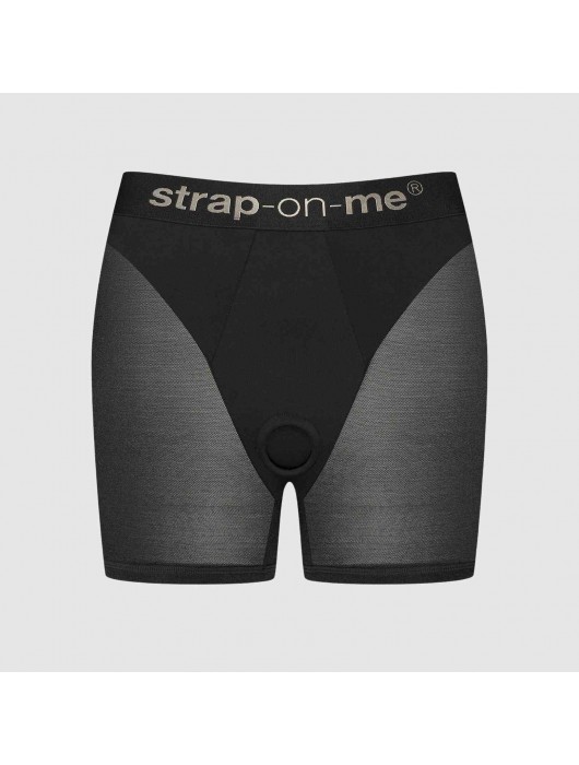 Трусики-шорты для фиксации насадок Strap-on-me Harness Lingerie Halo - size S - Strap-on-me - купить с доставкой в Норильске