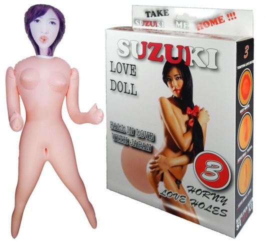 Надувная секс-кукла Suzuki - Boys of Toys - в Норильске купить с доставкой