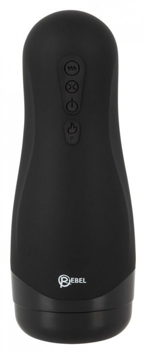 Черный вибромастурбатор с подогревом Masturbator with 3 Functions - Orion - в Норильске купить с доставкой