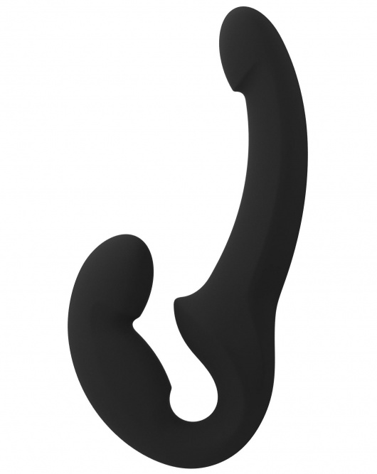 Черный безремневой страпон Share Lite - Fun Factory - купить с доставкой в Норильске