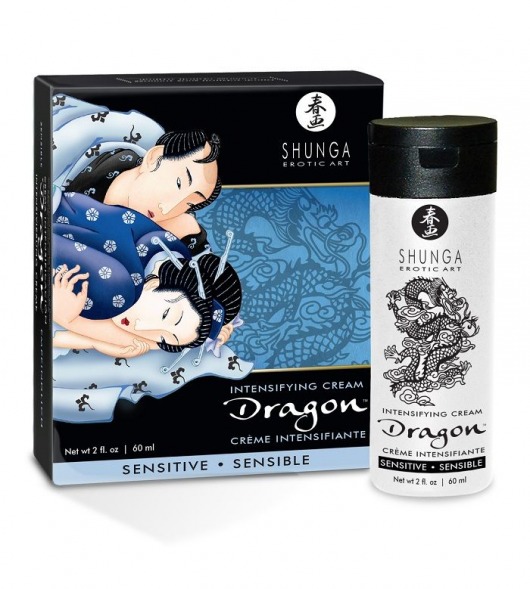 Интимный мужской крем SHUNGA DRAGON SENSITIVE - 60 мл. - Shunga - купить с доставкой в Норильске