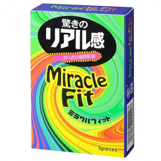 Презервативы Sagami Xtreme Miracle Fit - 5 шт. - Sagami - купить с доставкой в Норильске