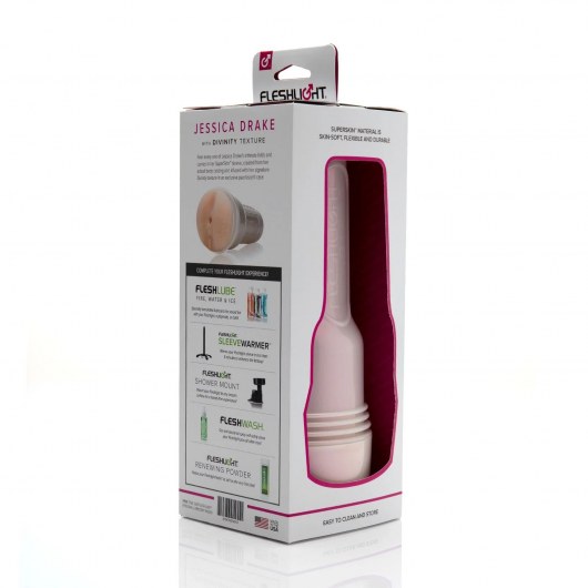 Мастурбатор-вагина Fleshlight Girls - Jessica Drake Heavenly - Fleshlight - в Норильске купить с доставкой