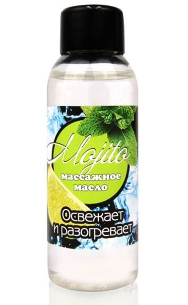 Массажное масло для тела Mojito с ароматом лайма - 50 мл. - Биоритм - купить с доставкой в Норильске