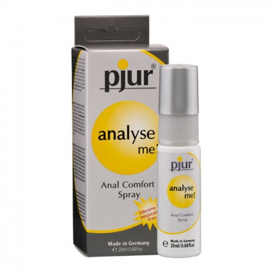 Обезболивающий анальный спрей pjur ANALYSE ME - 20 мл. - Pjur - купить с доставкой в Норильске