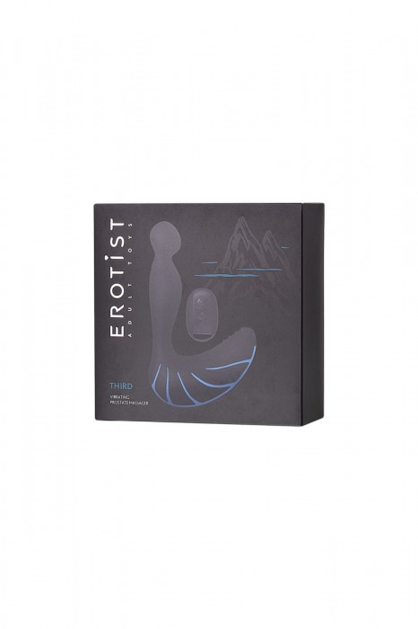 Чёрно-синий массажер простаты Erotist Third - Erotist Adult Toys - в Норильске купить с доставкой