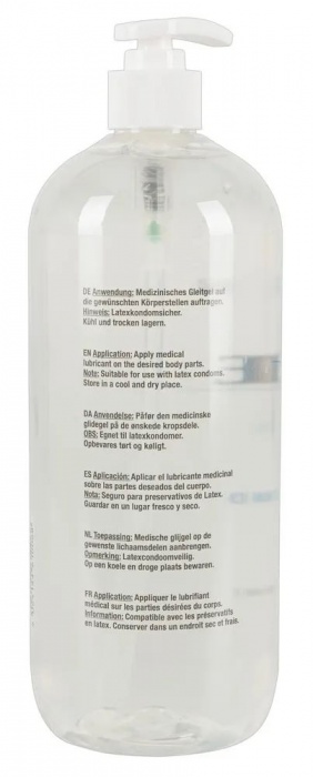 Гель-смазка на водной основе JUSTGLIDE - 1000 мл. - Orion - купить с доставкой в Норильске