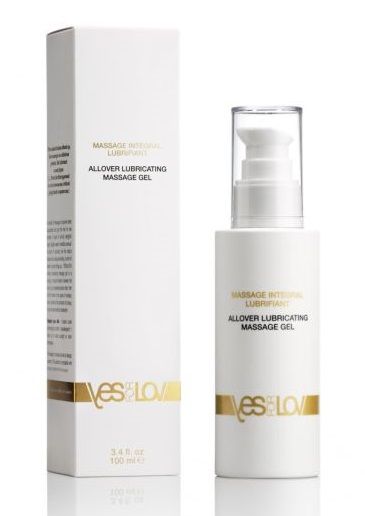 Массажный гель-смазка на силиконовой основе Allover Massage Gel - 100 мл. - YESforLOV - купить с доставкой в Норильске