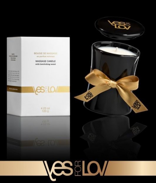 Массажная аромасвеча BEWITCHING MASSAGE CANDLE - 120 мл. - YESforLOV - купить с доставкой в Норильске