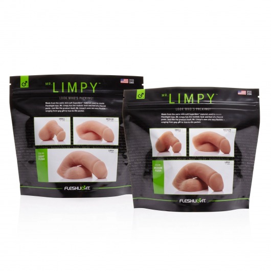 Мягкий имитатор пениса Fleshtone Limpy большого размера - 21,6 см. - Fleshlight - купить с доставкой в Норильске
