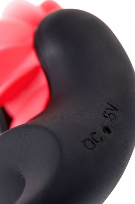 Чёрно-красное эрекционное виброкольцо Erotist - Erotist Adult Toys - в Норильске купить с доставкой