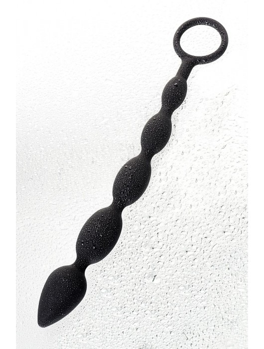 Черная анальная цепочка A-toys - 27,6 см. - A-toys