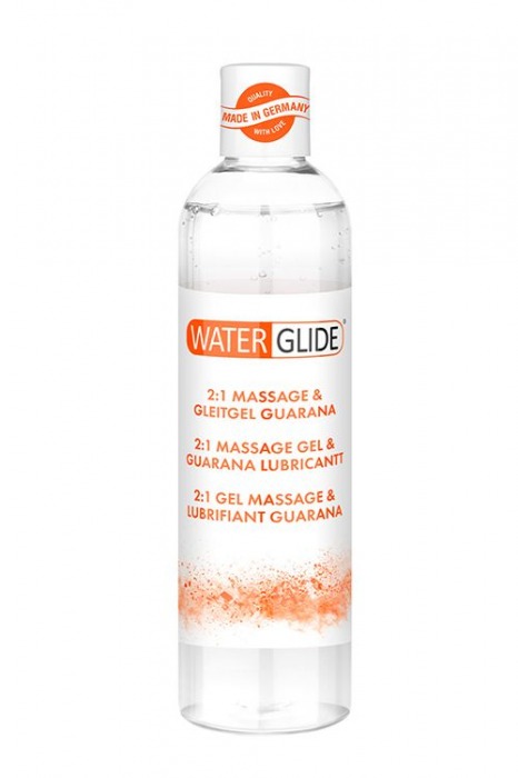 Гель-смазка 2-в-1 MASSAGE   LUBRICANT GUARANA - 300 мл. - Waterglide - купить с доставкой в Норильске