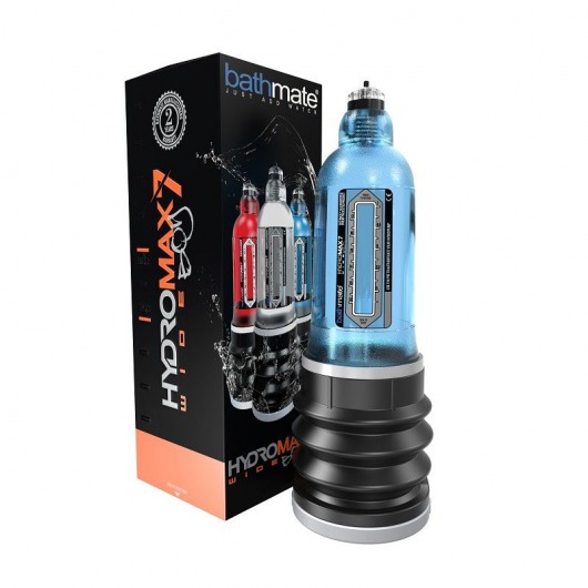 Синяя гидропомпа HydroMAX7 Wide Boy - Bathmate - в Норильске купить с доставкой