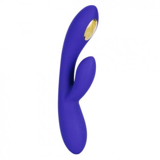 Фиолетовый вибратор с функцией электростимуляции Intimate E-Stimulator Dual Wand - 21,5 см. - California Exotic Novelties - купить с доставкой в Норильске