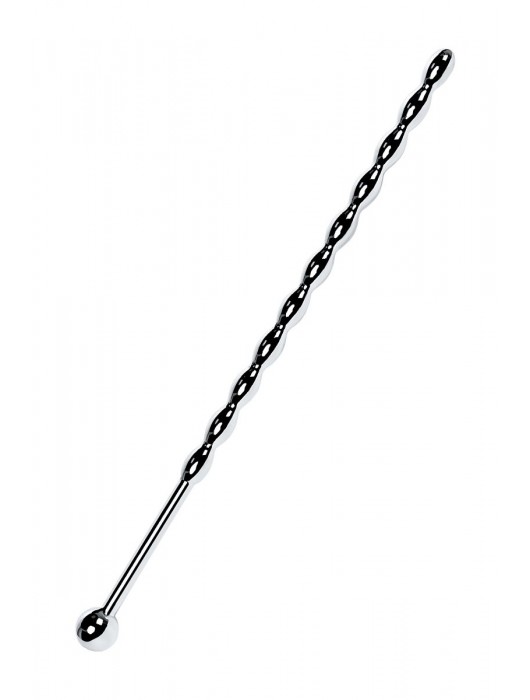 Серебристый длинный уретральный плаг-косичка TOYFA Metal - 15,7 см. - ToyFa - купить с доставкой в Норильске