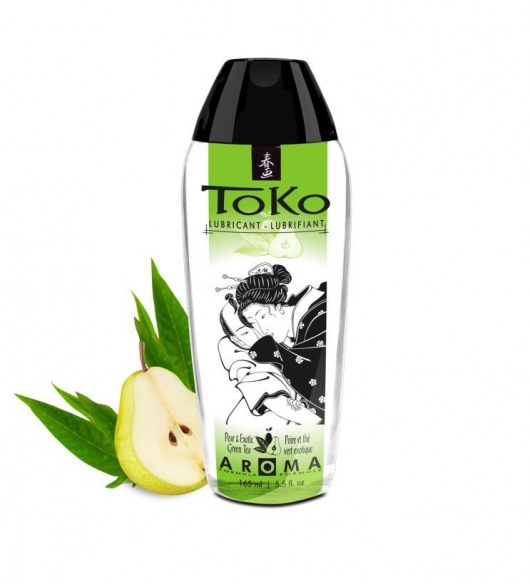 Интимный гель TOKO Pear   Exotic Green Tea с ароматом груши и зеленого чая - 165 мл. - Shunga - купить с доставкой в Норильске