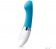Голубой вибромассажёр Gigi 2 Turquoise Blue - Lelo купить в Норильске с доставкой в Orgasmix.ru Голубой вибромассажёр Gigi 2 Turquoise Blue - Lelo