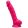 Розовый фаллоимитатор-реалистик Premium Dildo 7  Model 1 Premium - 17,5 см. - Adrien Lastic