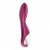 Малиновый вибромассажер для стимуляции G-точки Heated Thrill - 20,6 см. - Satisfyer купить в Норильске с доставкой в Orgasmix.ru Малиновый вибромассажер для стимуляции G-точки Heated Thrill - 20,6 см. - Satisfyer