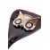 Чёрный стек с совой на кожаном наконечнике - 24 см. - ToyFa - купить с доставкой в Норильске Чёрный стек с совой на кожаном наконечнике - 24 см. - ToyFa - купить с доставкой в Норильске