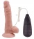 Телесный вибратор с мошонкой на присоске 7 Inch Beginners Dildo Vibrator - 18,6 см. - Chisa