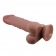 Фаллоимитатор с эффектом скользящей кожи - 24 см. - Baile