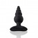 Черная анальная пробка Unicorn Playful - 10 см. - HOT planet в Норильске Черная анальная пробка Unicorn Playful - 10 см. - HOT planet