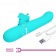 Аквамариновый вибратор-кролик Ridgely - 22,6 см. - Baile купить в Норильске с доставкой в Orgasmix.ru Аквамариновый вибратор-кролик Ridgely - 22,6 см. - Baile